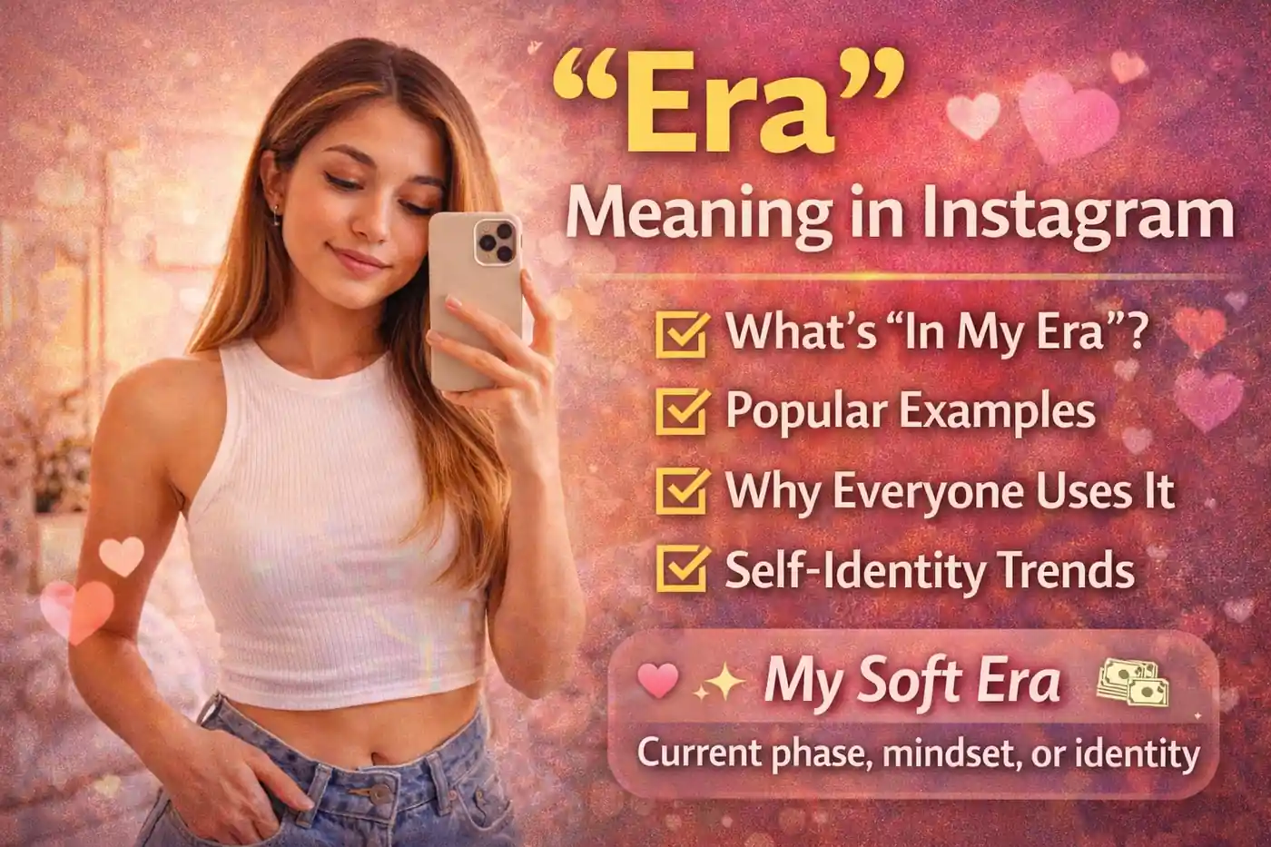 Era meaning in Instagram thumbnail showing “in my era” trend and social media concept