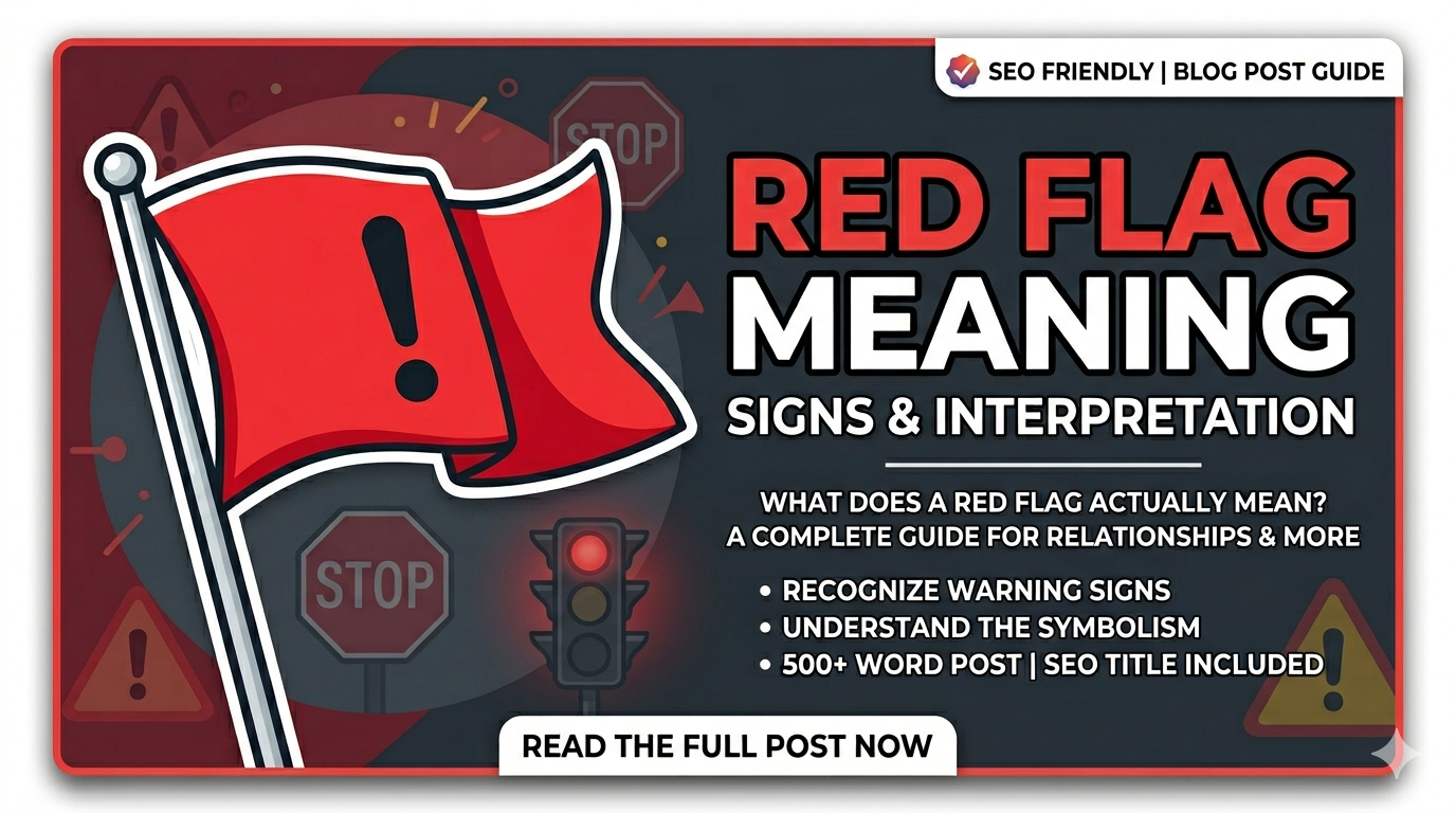 Red flag meaning