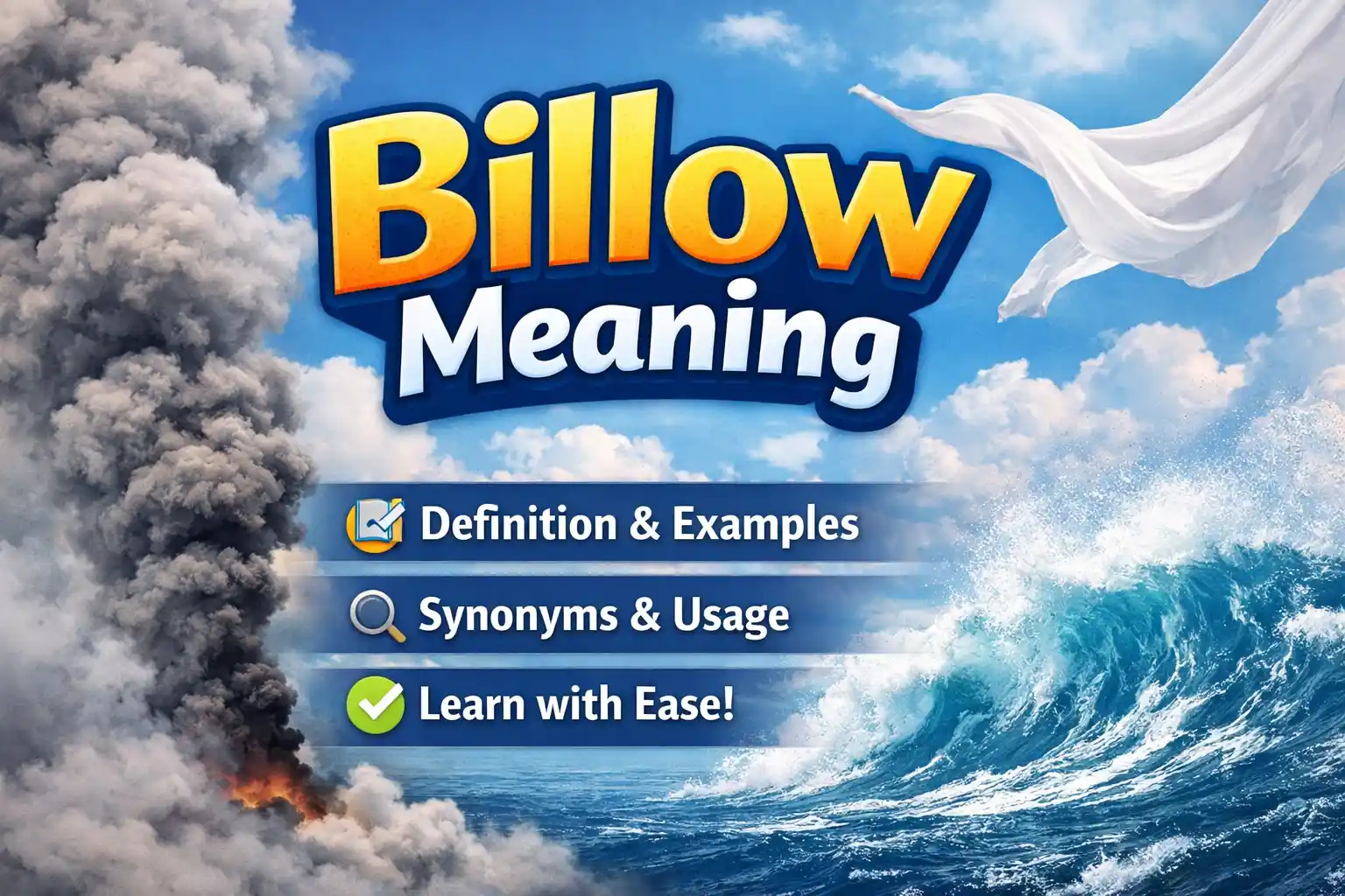 Billow meaning