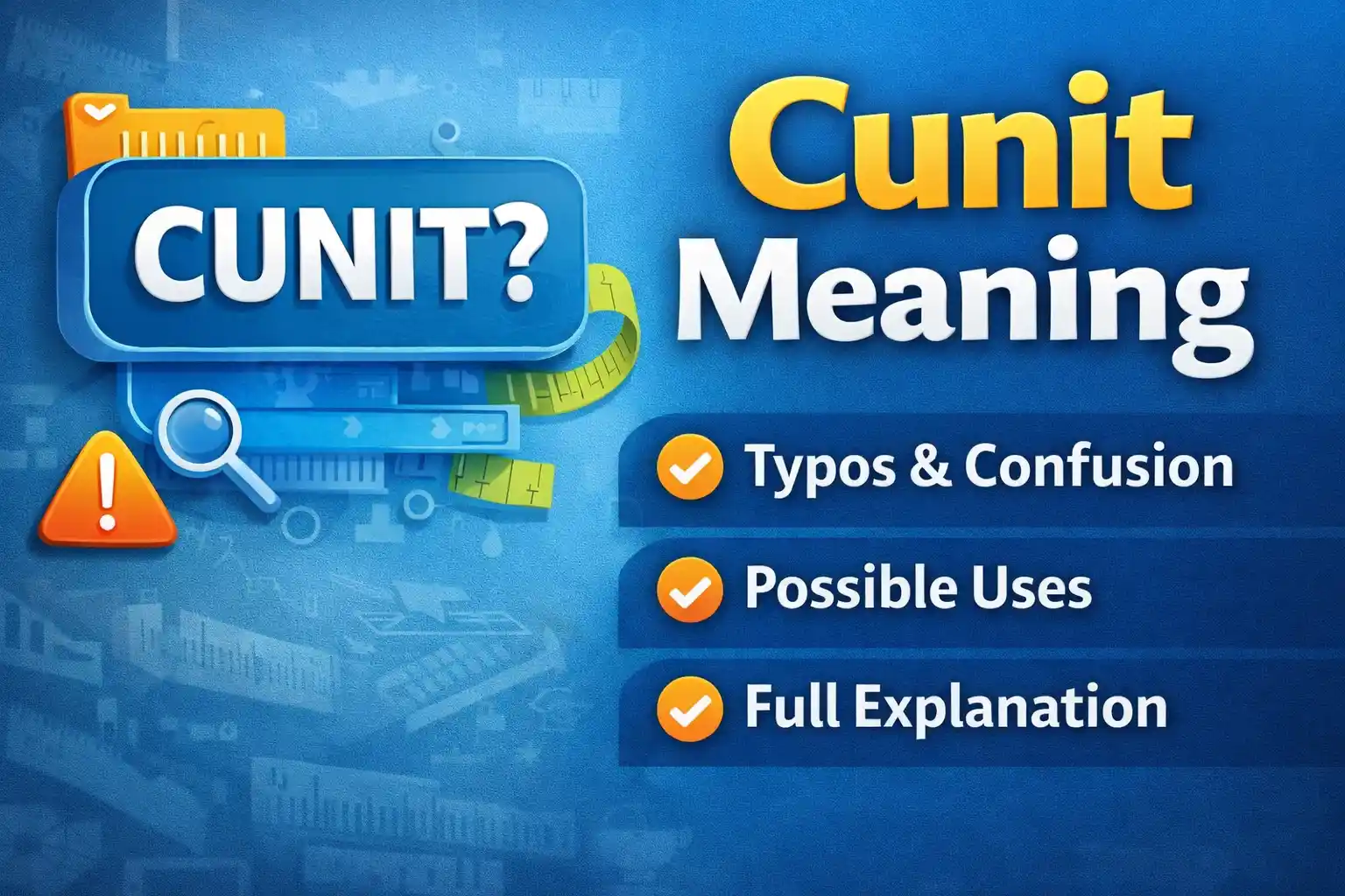 Cunit meaning