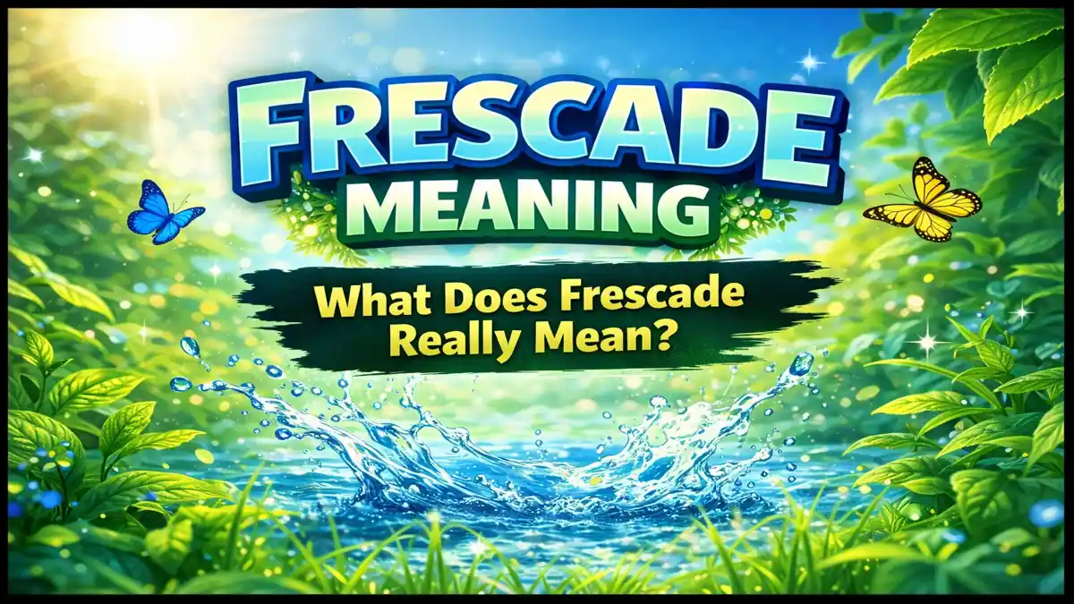 Frescade meaning