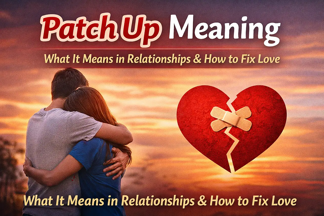 Patch up meaning