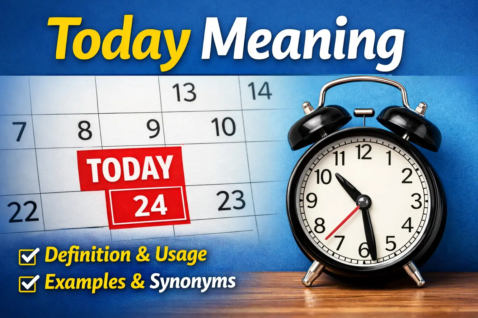 Today meaning