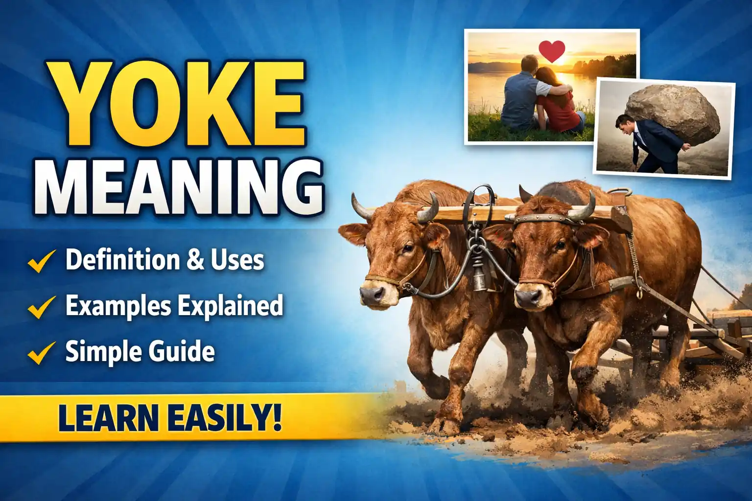 Yoke Meaning – Definition, Uses, Examples