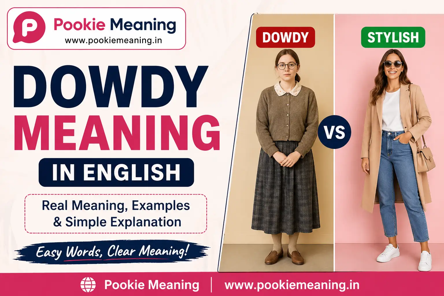 Dowdy meaning