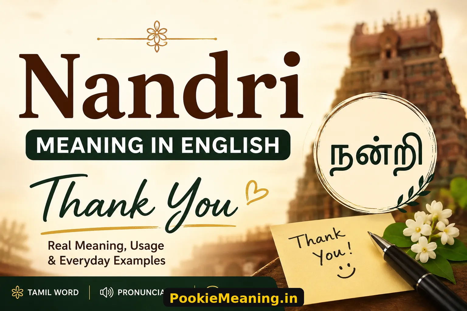 Nandri meaning