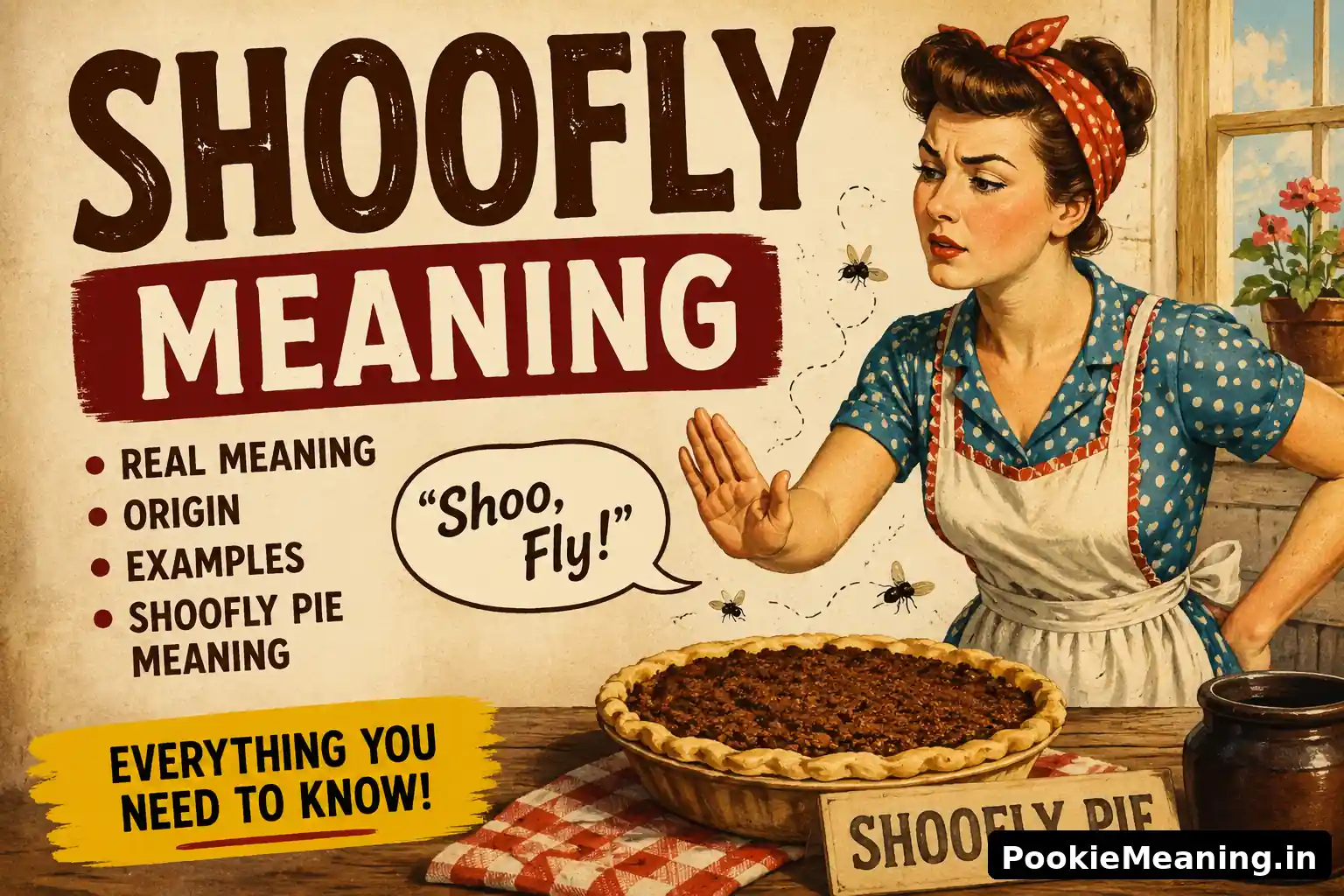 Shoofly meaning