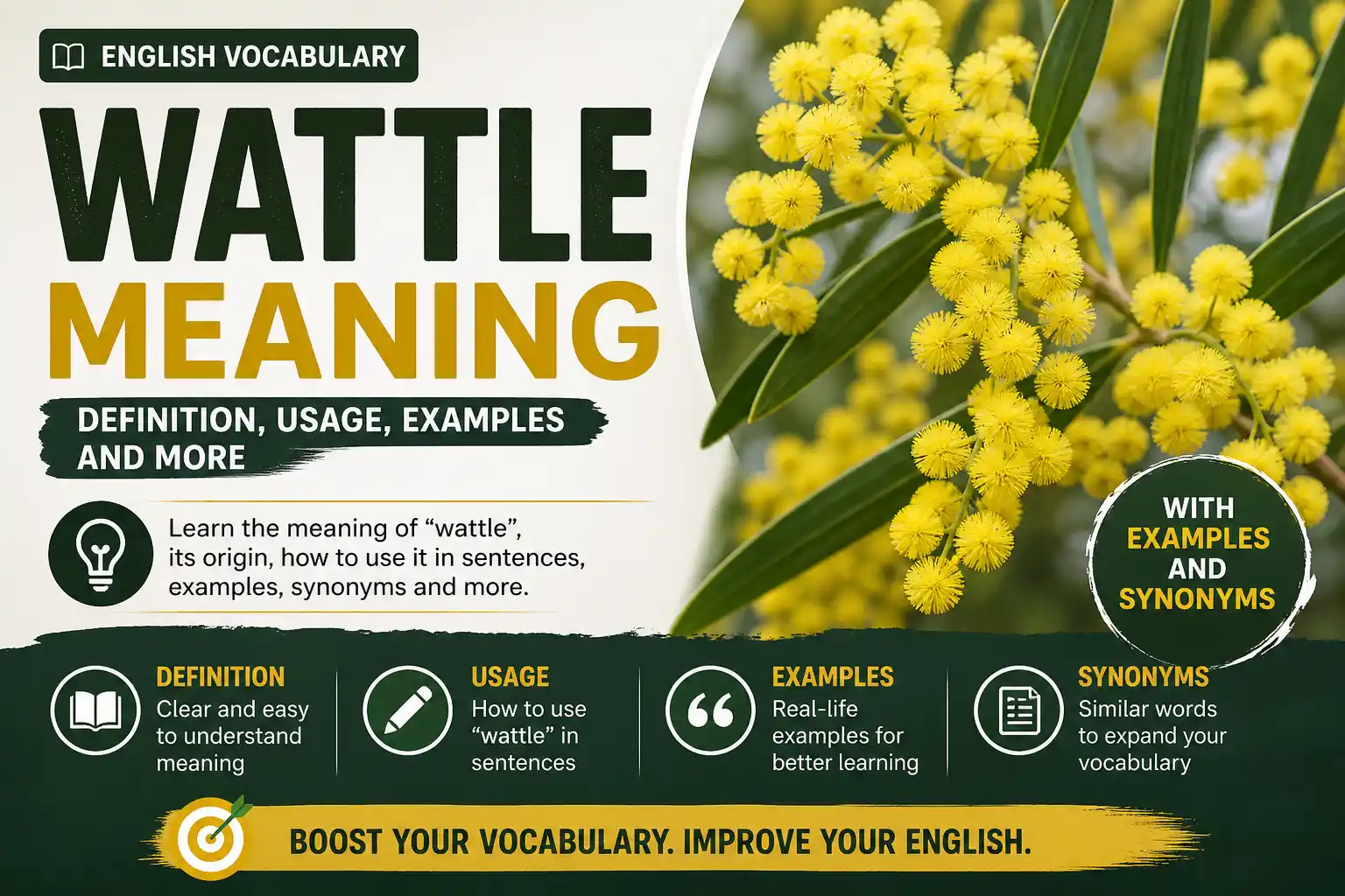 Wattle meaning