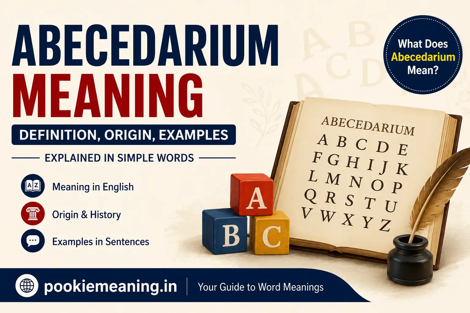 ABECEDARIUM Meaning