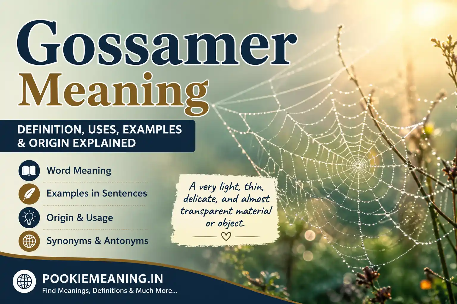Gossamer meaning