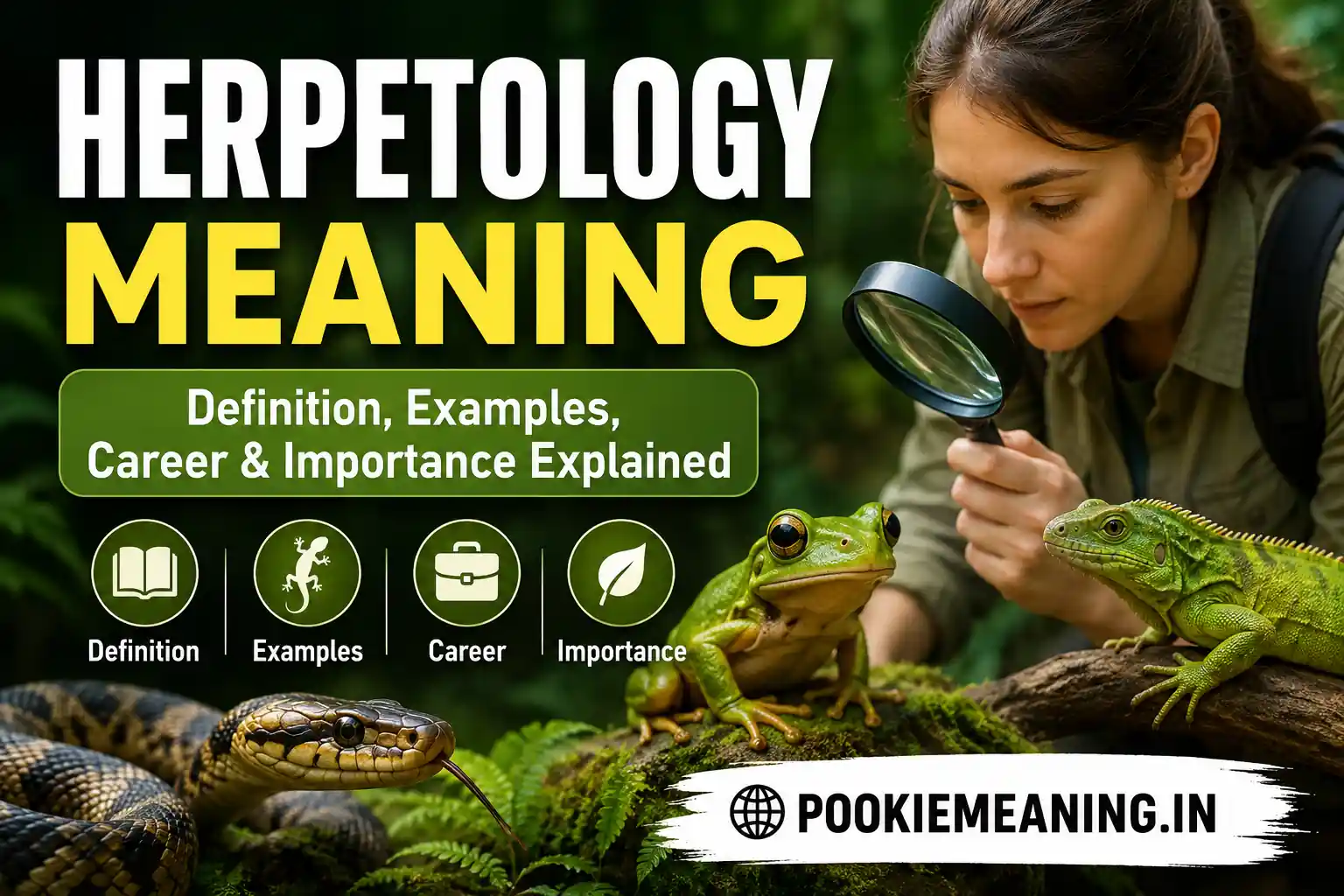 Herpetology meaning