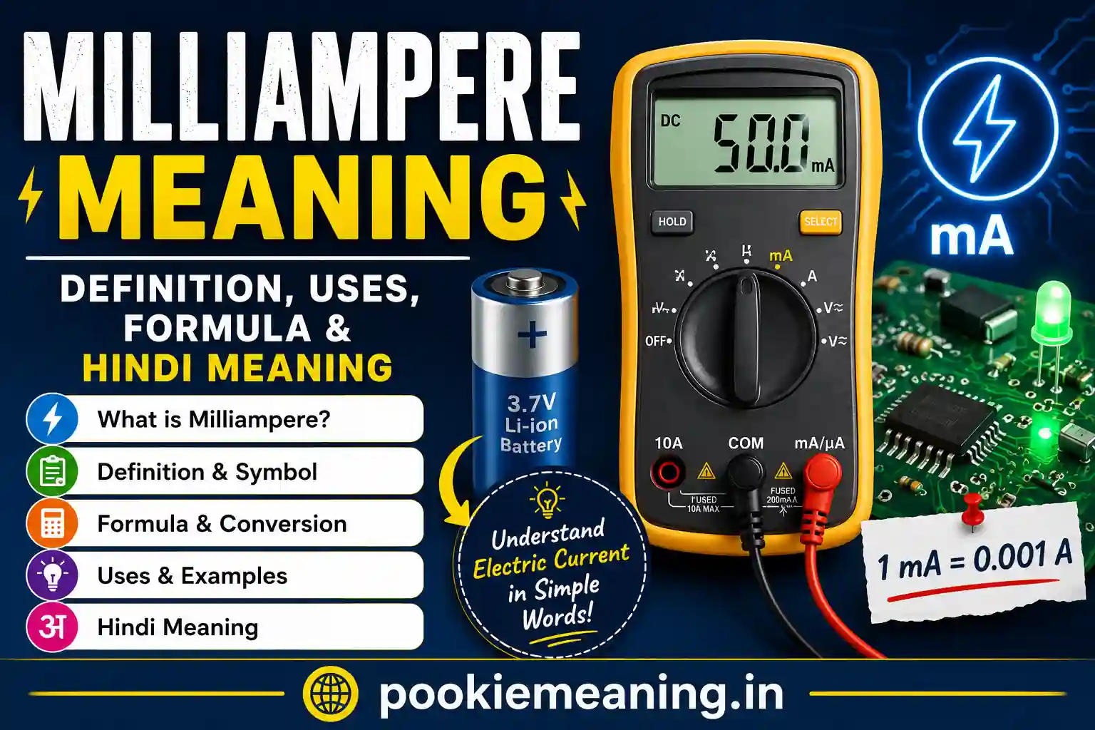 Milliampere meaning