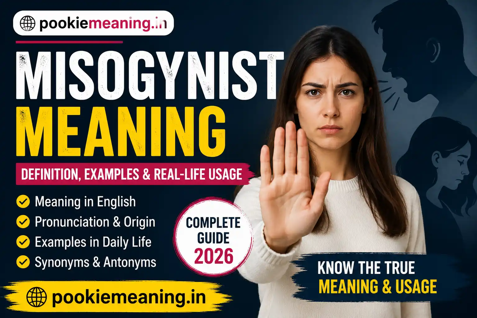 Misogynist meaning